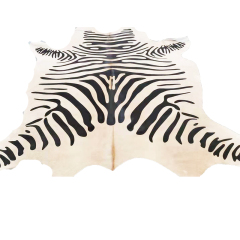 Wholesale Eco-friendly zebra print cowhides