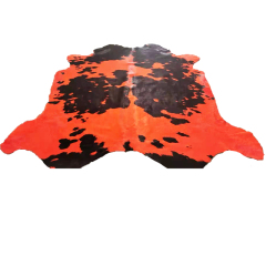Wholesale Eco-friendly dyed cowhides with hair on