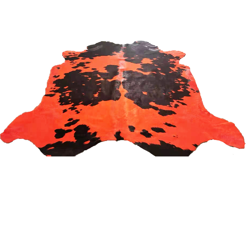 Wholesale Eco-friendly dyed cowhides with hair on