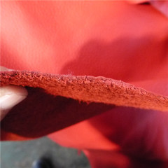 Full-grain Eco-friendly first layer big grain embossed cow leather