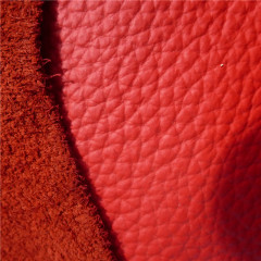 Full-grain Eco-friendly first layer big grain embossed cow leather