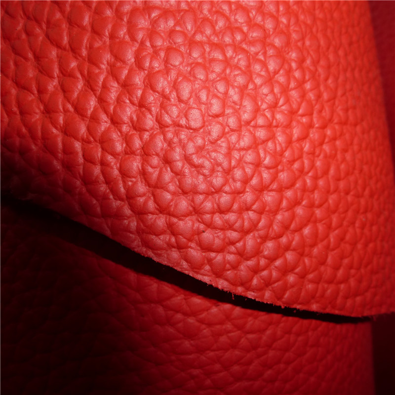 Full-grain Eco-friendly first layer big grain embossed cow leather
