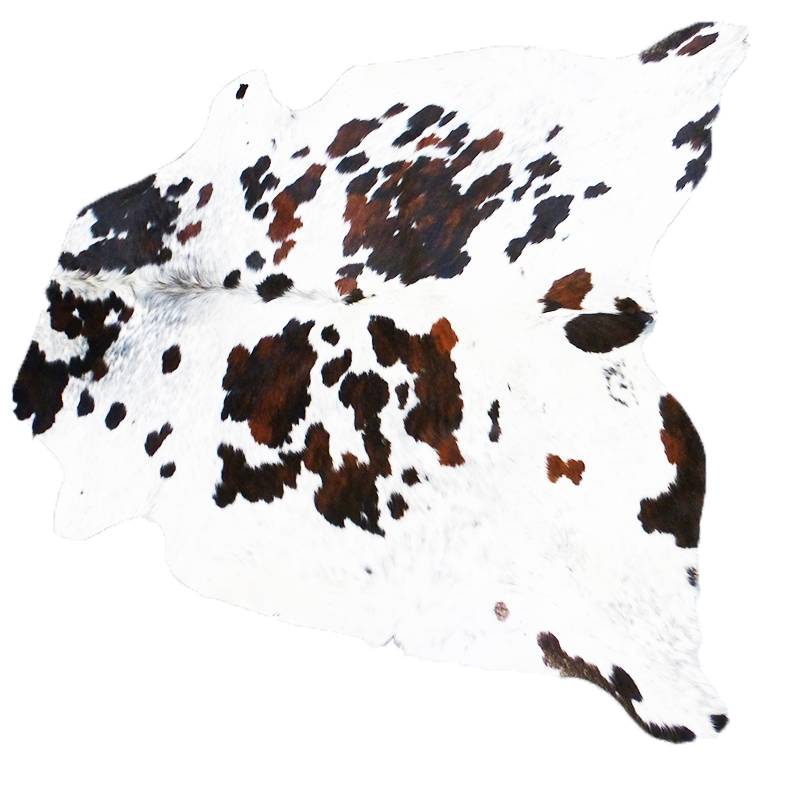 Wholesale Eco-friendly tricolor speckled cowhides