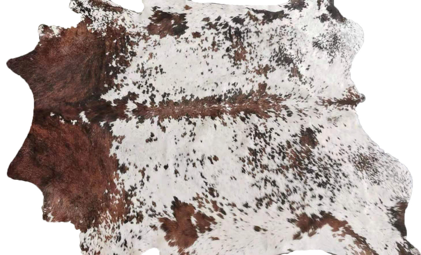 Wholesale Eco-friendly tricolor speckled cowhides