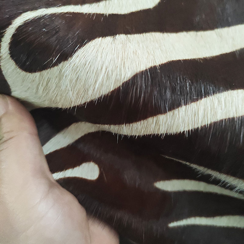 Wholesale Eco-friendly zebra print cowhides
