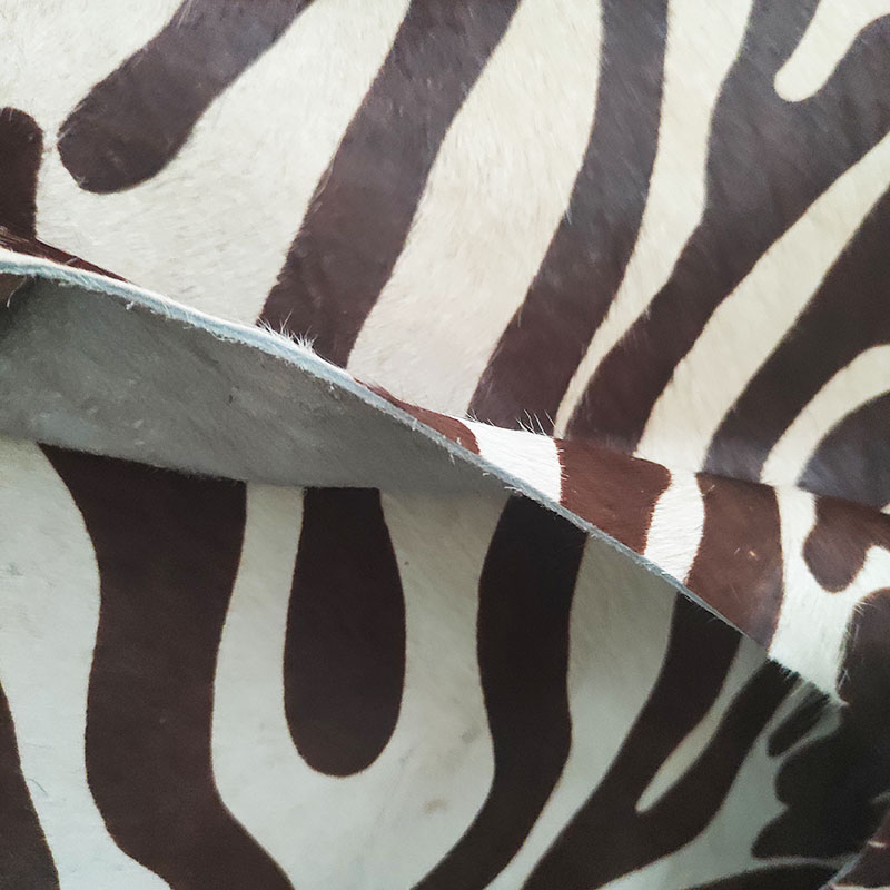 Wholesale Eco-friendly zebra print cowhides