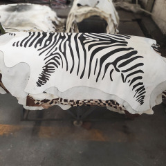 Wholesale Eco-friendly zebra print cowhides