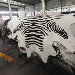 Wholesale Eco-friendly zebra print cowhides