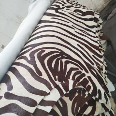 Wholesale Eco-friendly zebra print cowhides