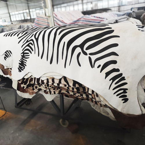 Wholesale Eco-friendly zebra print cowhides