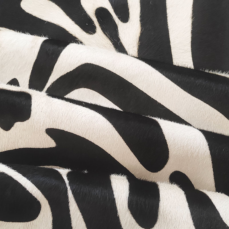 Wholesale Eco-friendly zebra print cowhides