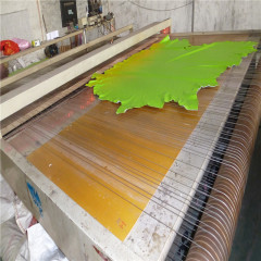 first layer green colour cow nappa leather