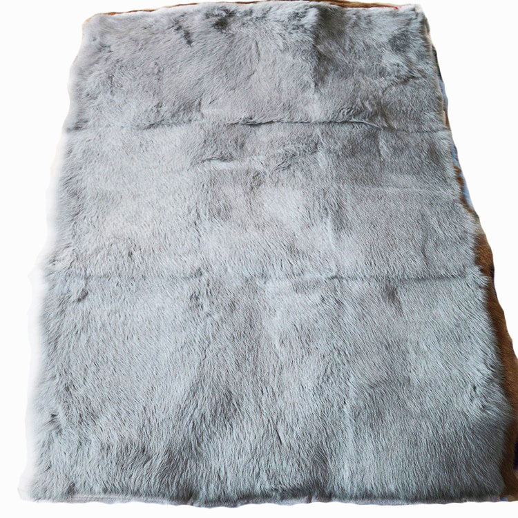 Wholesale nature rex rabbit skin fur plates
