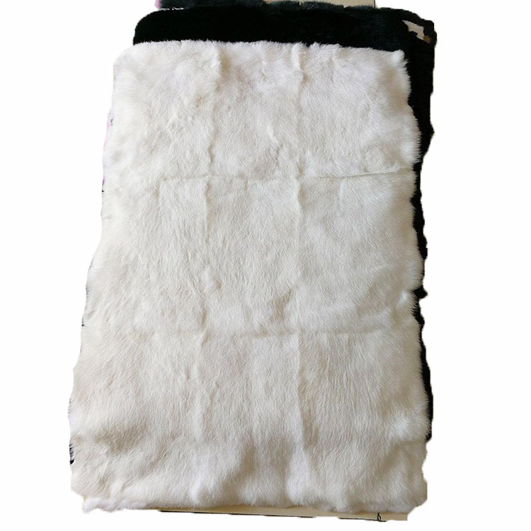 Wholesale nature rex rabbit skin plate