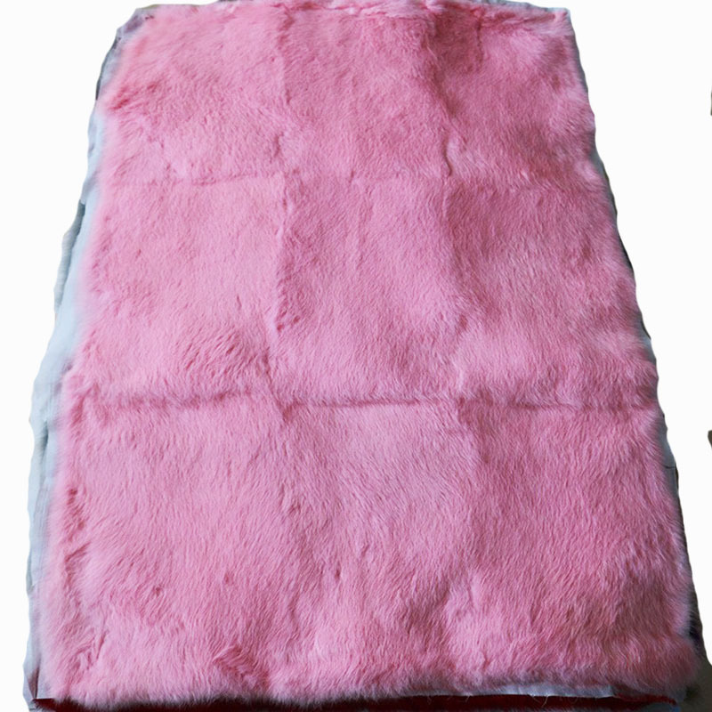 Wholesale nature rex rabbit skin plate