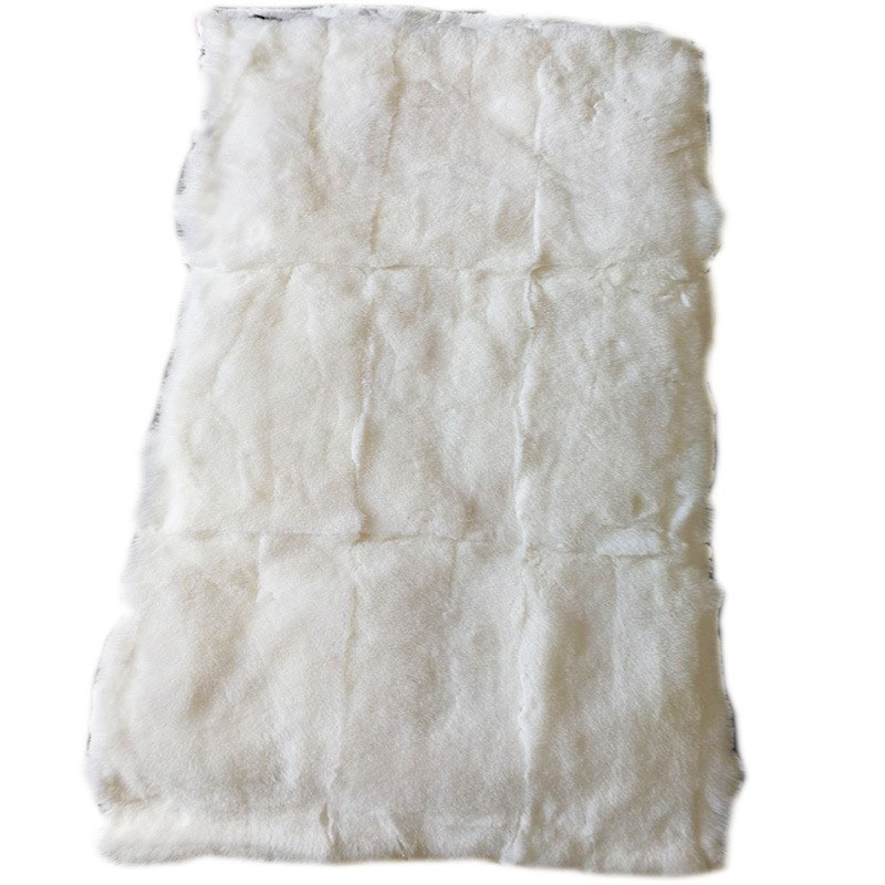 Wholesale nature rex rabbit skin plate