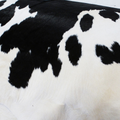 Wholesale black and white hair on cowhides