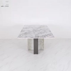 Modern Grey Sintered Stone Dining Table-6830