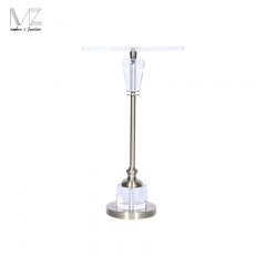 Clear Round Side Table-7737