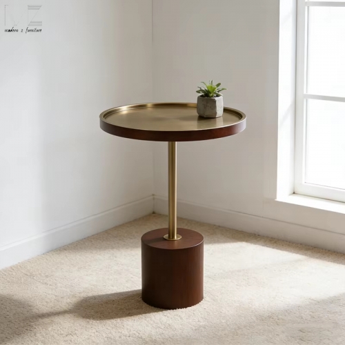 Round Tray-Top Side Table-4915