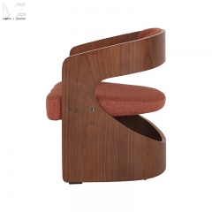 Corporate Reception Wooden Armchair-8278