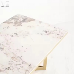 White Sintered Stone Dining Tables-2422