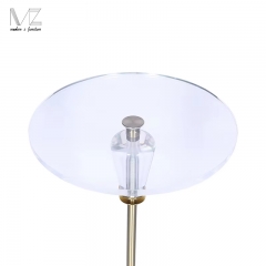 Clear Round Side Table-7737