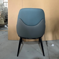 Blue Upholstered Armchair Dining Chair-9045