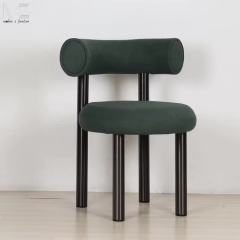 Green Tubular Dining Chair-2365