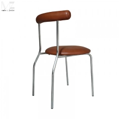 Brown Tubular Dining Chair-8352