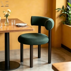 Green Tubular Dining Chair-2365