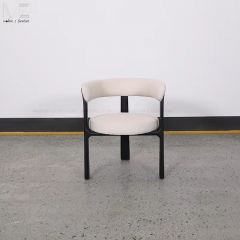 Cream Barrel Dining Chair-8226