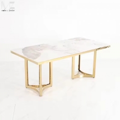 White Sintered Stone Dining Tables-2422
