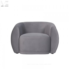 Heavy-Duty Velvet Cafe Chair-2943
