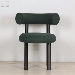 Green Tubular Dining Chair-2365