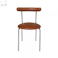 Brown Tubular Dining Chair-8352