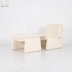 Bouclé Accent Lounge Chair-3960