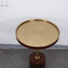 Round Tray-Top Side Table-4915