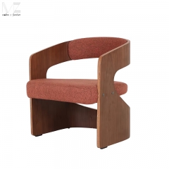 Corporate Reception Wooden Armchair-8278