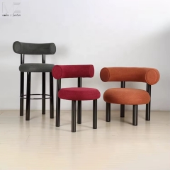 Green Tubular Dining Chair-2365