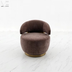 Curved Contemporary Lobby Lounge Chair-8369