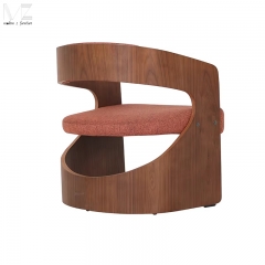 Corporate Reception Wooden Armchair-8278