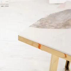 White Sintered Stone Dining Tables-2422