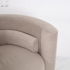 Swivel Base Fabric Hotel Lounge Chair-3222