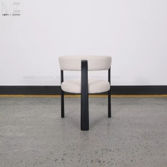 Cream Barrel Dining Chair-8226