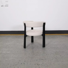 Cream Barrel Dining Chair-8226