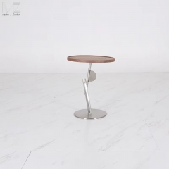 Wooden Tray-Top Side Table-5803