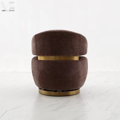 Curved Contemporary Lobby Lounge Chair-8369