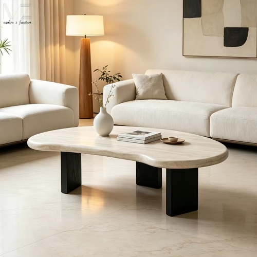 Wholesale Bean Shaped Sintered Stone Coffee Table-8355