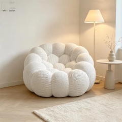 White Bubble Compressed Sofa-MZ7882